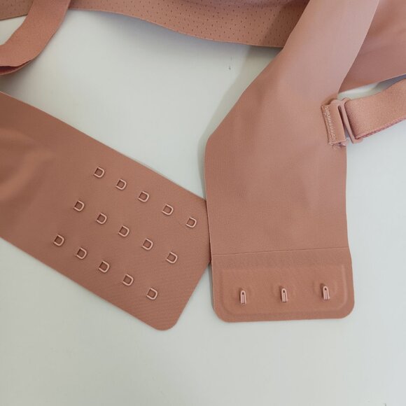 Knix Women's Pink Ginger Padded V-Neck Evolution Bra Size 5 38C 38D 40C - Picture 4 of 10